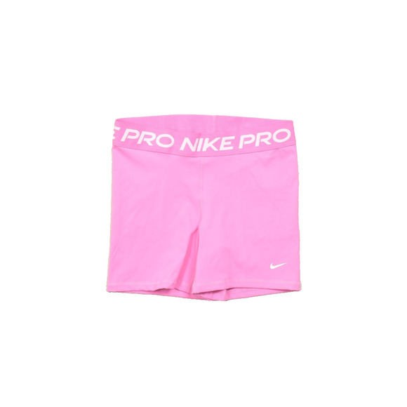Nike Pro DRI-FIT Womens Training Shorts Pink Athletic Size L NEW CZ9831-675 - Picture 1 of 8